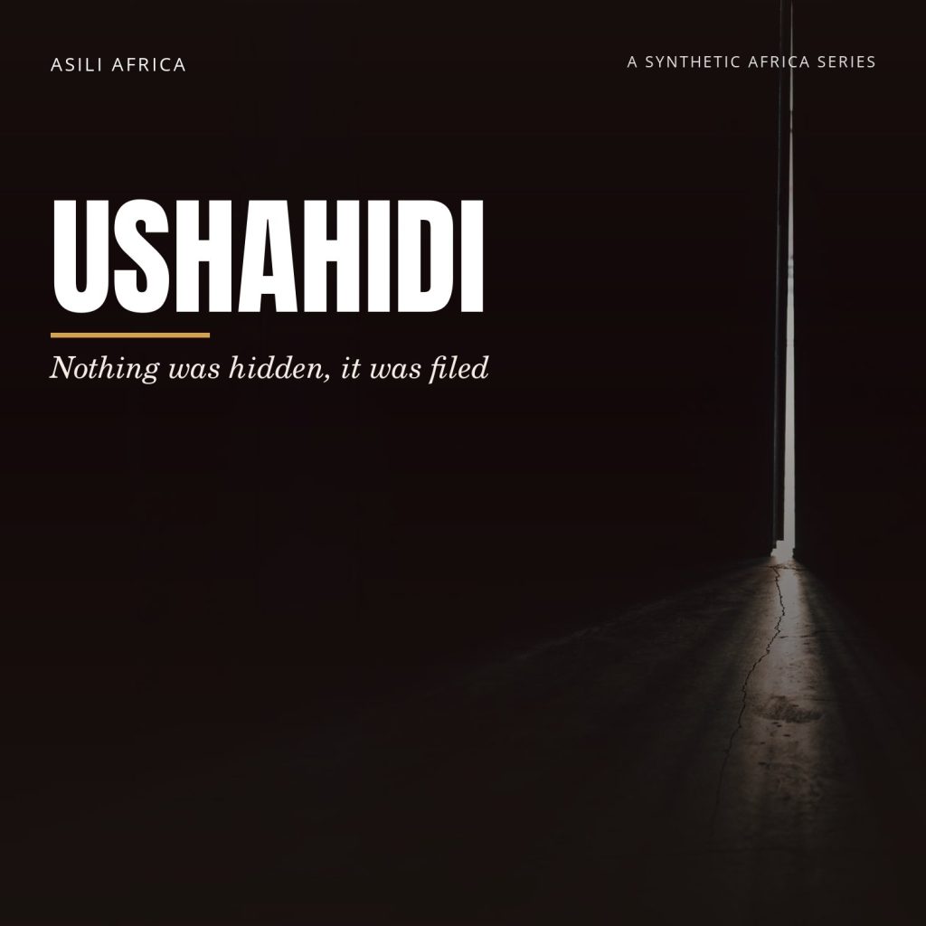 Ushahidi ushahidi — cover (30 sep 2026)